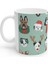 Noel Yılbaşı Kediler ve Köpekler Cats And Dogs Merry Christmas Kupa Bardak Mug 1