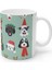 Noel Yılbaşı Kediler ve Köpekler Cats And Dogs Merry Christmas Kupa Bardak Mug 3