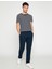 Basic Gabardin Pantolon Slim Fit Düğmeli Cep Detaylı 1