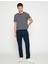 Basic Gabardin Pantolon Slim Fit Düğmeli Cep Detaylı 2