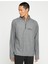 Basic Spor Sweatshirt Dik Yaka Fermuarlı Slogan Baskılı 3