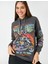 Kapüşonlu Sweatshirt Slogan Baskılı Uzun Kollu 1