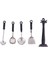 2x1: 12 Dollhouse Minyatür Mutfak Metal Pişirme Assesils Araçları Set 2 Pcs (Yurt Dışından) 3