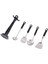 2x1: 12 Dollhouse Minyatür Mutfak Metal Pişirme Assesils Araçları Set 2 Pcs (Yurt Dışından) 5