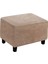 Modern Yumuşak Footting Slipcover Toz Geçirmez Ev Dekor Rahat Kahverengi 1