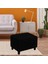 Modern Yumuşak Footting Slipcover Toz Geçirmez Ev Dekor Rahat Siyah 5