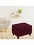 Ayak Fırın Slipcover Koruyucu Oturma Odası Rahat Kolay Kurulum Kırmızı 3