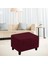 Ayak Fırın Slipcover Koruyucu Oturma Odası Rahat Kolay Kurulum Kırmızı 5