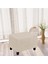 Modern Yumuşak Footting Slipcover Toz Geçirmez Ev Dekor Rahat Bej 4