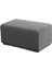 Ayak Fırtınası Dikdörtgen Çıkarılabilir Osmanlı Slipcovers Pouf Protector Gri Xl 1