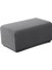 Ayak Fırtınası Dikdörtgen Çıkarılabilir Osmanlı Slipcovers Pouf Protector Gri Xl 3