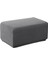Ayak Fırtınası Dikdörtgen Çıkarılabilir Osmanlı Slipcovers Pouf Protector Gri Xl 5