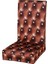 Çıkarılabilir Elastik Streç Slipcover Kısa Yemek Sandalye Koltuk Kapağı -Champagne -Kahverengi, 45-60CM 1