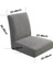 Yemek Düşük Sırt Kısa Sandalye Kapak Bar Dışkı Güzellik Salonu Koltuk Slipcover Gri(Yurt Dışından) 4