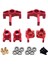 Wltoys Direksiyon Hub Taşıyıcı Kitleri 144010 144001 144002 112 114 Rc Araba Kırmızı (Yurt Dışından) 3