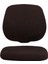 2 Set, Dönen Sandalye Evi Için Çıkarılabilir Slipcover Bölünmüş Koltuk Kapağı 3