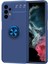 Caseworld Samsung Galaxy A23 Kılıf Renkli Yüzüklü Manyetik Silikon Kapak Mavi - Mavi 1