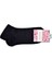 Siyah Kadın Bilek Çorap 12 Çift 2