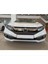 Honda Cıvıc Fc5 2019-2021 Ön Sis Kaşı Kaplaması Nikelaj (Makyajlı Kasa) 2