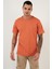 Pamuklu Slim Fit Bisiklet Yaka T Shirt Erkek T Shirt 59020001 4