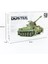 AF35S66 1/35 German Flakpanzer M-42 A1 (Duster) Uçaksavar Tankı Demonte Plastik Maketi 5