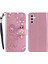 Samsung Galaxy A13 Için Koruyucu Telefon Kılıfı - Pembe/altın (Yurt Dışından) 1