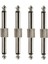 4 Pcs 1 / 4 Inç 6.35 mm. Düz Pedal Kuplör Gitar Efekti Pedal Konnektörü (Yurt Dışından) 2
