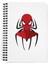 Zeron Tasarım Spidermen Baskılı Spiralli Ahşap Kapaklı Defter 15 x 20 cm DFT1112 1