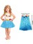 Hawaii Hula Eteği Mavi Renk 40 cm (Clz) 1