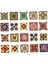 20 Adet Bohemia Karo Sticker Çıkartmaları Ev Mutfak Duvar Zemin Dekor C10X10 cm (Yurt Dışından) 1