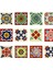 20 Adet Bohemia Karo Sticker Çıkartmaları Ev Mutfak Duvar Zemin Dekor C10X10 cm (Yurt Dışından) 4