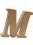 Mektuplar Plak Alfabe Duvar Ahşap Alfabe Zanaat Dıy Harfler Ev Dekorasyonu M (Yurt Dışından) 1