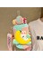500ML Kawaii Cartoon Rabbit Thermos Bottle With Straw Silicone Case Stainless Steel Portable Kids Girls School Insulation Cup (Yurt Dışından) 1