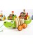 Yürümeye Başlayan Ahşap Oyuncak Esnek Croc Boyunca Çekme 28*11*11CM (Yurt Dışından) 3