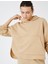 Kapüşonlu Oversize Sweatshirt Kanguru Cepli 1