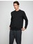 Basic Bisiklet Yaka Sweatshirt Uzun Kollu 1