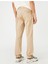 Basic Gabardin Pantolon Slim Fit Düğmeli Cep Detaylı 4