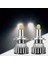 2 Adet Parlak Su Geçirmez 4 Taraf Araba Far LED Foglight Ampul 6500 K Lamba 9006 (Yurt Dışından) 2
