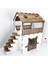 Kedi Evi 2 Katlı 70X42X35 cm 3 mm Mdf 2