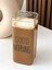 Isıya Dayanıklı Borosilikat Dikdörtgen Bardak | Kahve Bardağı | Good Mornıng 400 ml | 1 Adet 3