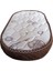 Ahşap Sepet Beşik Yatağı Bamboo Oval Beşik Yatağı Oval Bambu 38X73 cm 4