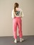 Kadın Pembe Polar Sweat Pantolon 4