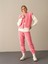 Kadın Pembe Oversize Kuzu Yelek 3