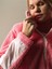 Kadın Pembe Oversize Polar Sweatmont 3