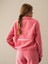 Kadın Pembe Oversize Polar Sweatmont 4