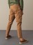 Erkek Camel Pamuklu Kargo Cep Pantolon 5