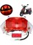 49CC 50CC Çin Gy6 Scooter Için Motosiklet 12V Arka Kuyruk Işığı Moped (Yurt Dışından) 5