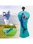 Deri Golf Kulübü Kafa Kapağı 1 3 5 Ut Headcover ile No. Tag Poleece Astar Ut Deniz Mavisi (Yurt Dışından) 2