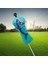 Deri Golf Kulübü Kafa Kapağı 1 3 5 Ut Headcover ile No. Tag Poleece Astar Ut Deniz Mavisi (Yurt Dışından) 4