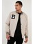 Logolu Oversize Cepli Kolej Yaka Bomber Mont Erkek Mont 5715514 2